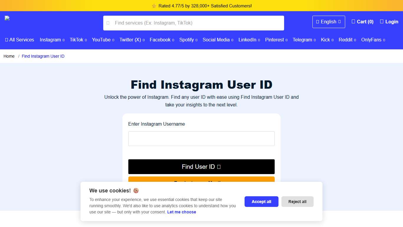 Find Instagram User ID By Username | Media Mister
